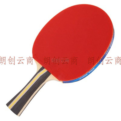 红双喜DHS三星级横拍乒乓球拍套装H3002对拍