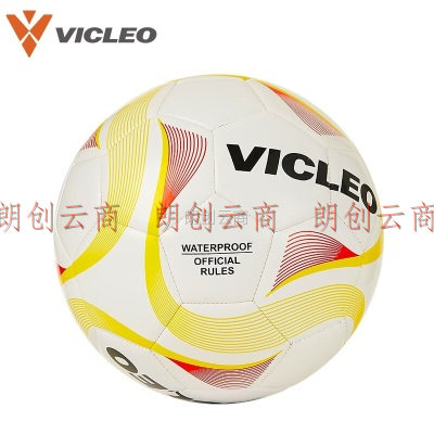 维克利奥VICLEO 4号机缝足球儿童中小学生训练比赛耐磨足球V919465 白色