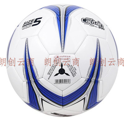 世达（star）SB8815C-07 足球蓝色PVC 机缝 5号足球青少年训练比赛用球足球