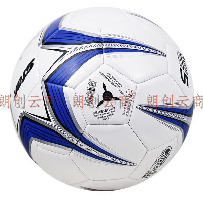 世达（star）SB8815C-07 足球蓝色PVC 机缝 5号足球青少年训练比赛用球足球