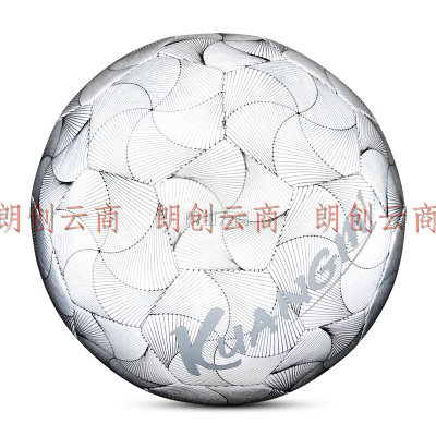 狂迷（kuangmi）足球5号男生学生考试训练专用反光极光白生日礼物