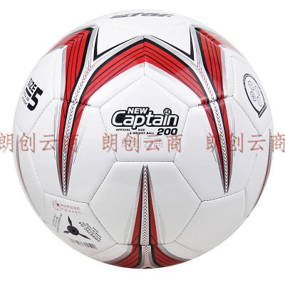 世达（star）SB8815C-04 足球红色PVC 机缝 5号足球青少年训练比赛用球足球