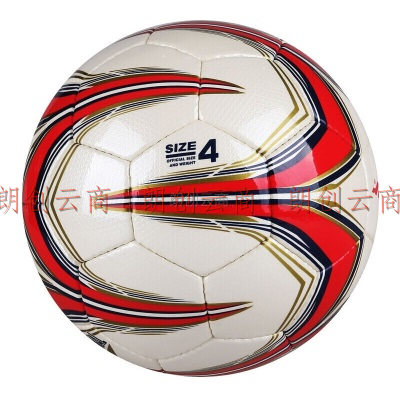 世达（star）SB344G 4号 白红 高弹性 青少年足协联赛 比赛用球