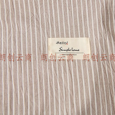 南极人NanJiren 全棉乳胶枕套 100%新疆棉水洗纯棉 日式简约枕芯套全棉枕头套 一对装 40*60cm