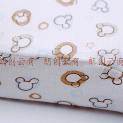 迪士尼宝宝（Disney Baby）婴儿记忆棉乳胶枕头枕芯儿童幼儿园学生1-3-6岁四季枕头枕套 浅蓝