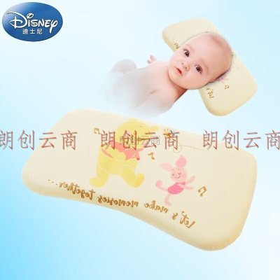 迪士尼宝宝（Disney Baby）婴儿记忆棉枕头枕芯1-3-6岁儿童幼儿园小孩四季定型枕头枕套 维尼