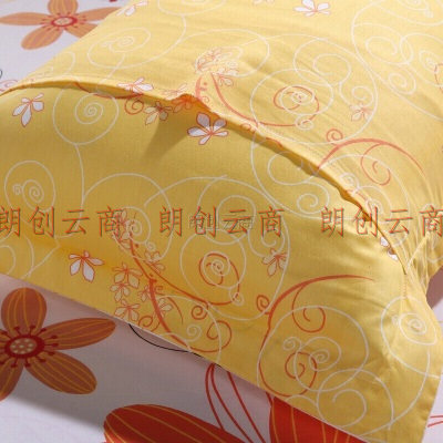 艾薇 全棉家用枕套 信封式枕头套枕芯套 一对装 星缘 48*74cm
