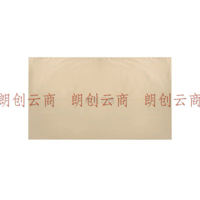 亚朵星球枕套纯色全棉纯棉A类床上用品枕头套一对装 松木棕48*74*2只