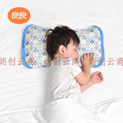 良良（liangliang）婴儿枕头宝宝0-1-3岁定型枕新生儿童加长护型枕梦想远航(单枕套)