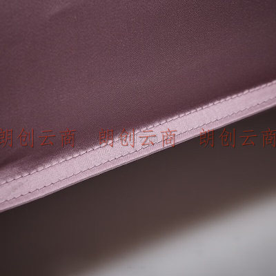 源自然 纯棉枕套 一对  长绒棉  140支轻奢 纹紫色 高端枕芯套