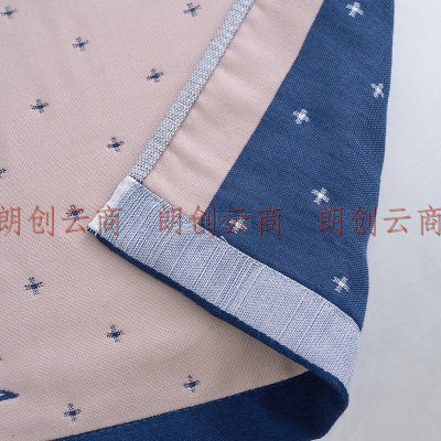 新亚 枕巾 纯棉10层纱布枕巾1对装透气吸湿吸汗成人枕头巾 53×80cm