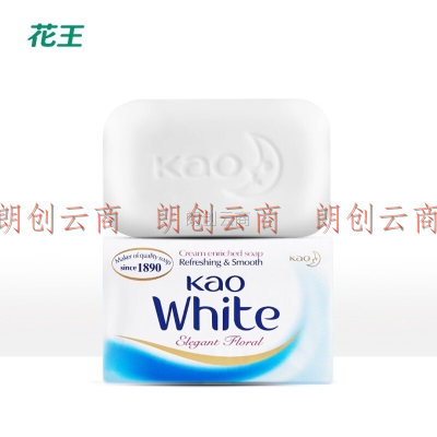 花王(KAO)优雅花香沐浴香皂130g*6块奶香花香沐浴香皂洁面皂肥皂
