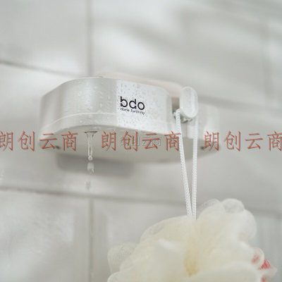 bdo免打孔皂盒家庭卫浴吸盘肥皂架双层沥水多功能浴室卫生间置物架香皂托