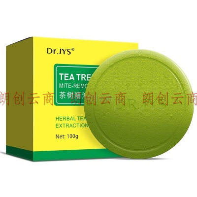 Dr.JYS 茶树精油除螨皂100g 男女士洗脸洗澡后背手工皂香皂去螨虫精油皂