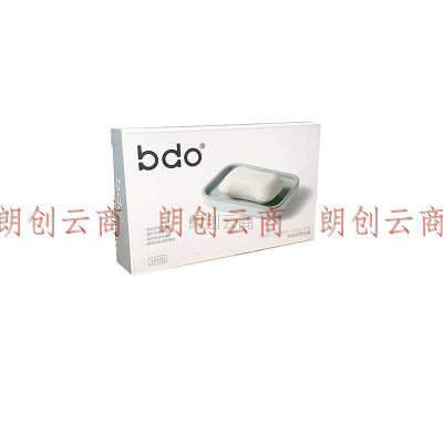 bdo香皂盒肥皂盒子双层沥水清洁海绵简约创意皂架 2件套