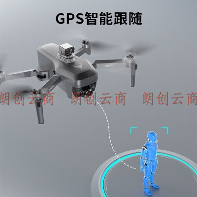 兽无人机 无人机航拍专业高清防抖360智能激光避障遥控飞机飞行器无刷电机GPS一键返航 SG906三电池带避障