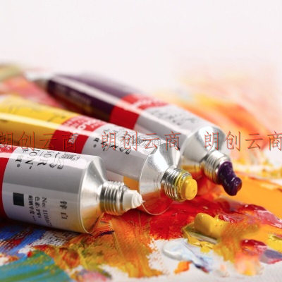 温莎牛顿 油画颜料 初学者管状油彩绘画颜料 56色画家专用油画颜料单支装170ML印度红