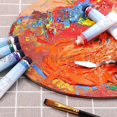 蒙玛特(Mont Marte)油画颜料36色18ml 绘画颜料学生画画颜料 水调初学小盒装铝管美术油彩套装MPOW3618