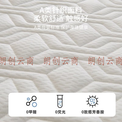 南极人（NanJiren）床垫床褥 抗菌乳胶床垫6D立体加厚记忆棉床垫子1.5x2米垫被