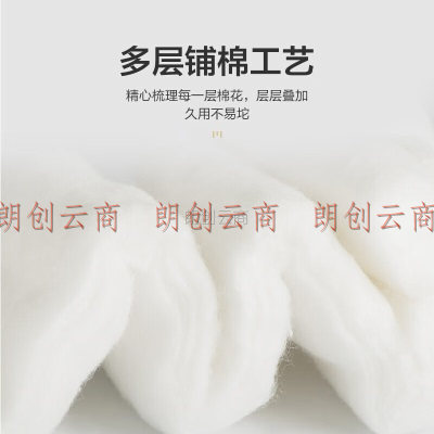 博洋（BEYOND）博洋家纺100%新疆棉花床垫双人床褥子全棉垫被180*200cm