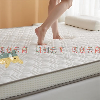 南极人（NanJiren）床垫床褥 抗菌乳胶床垫6D立体加厚记忆棉床垫子1.5x2米垫被