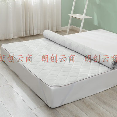 罗莱家纺 床垫床褥子加厚可水洗抗菌单双人床褥垫 灰1.8米床180*200