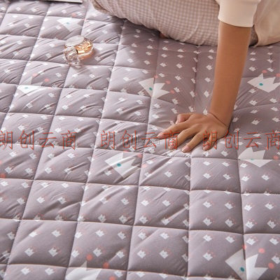 九洲鹿 床垫家纺 学生宿舍榻榻米床垫床褥 单人可折叠防滑床垫床褥 智慧星 1.5米床
