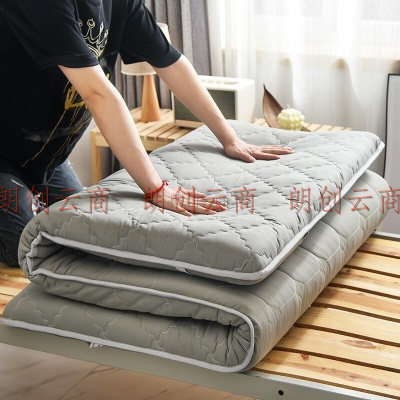 南极人NanJiren 床垫 软垫四季透气席梦思保护垫 可折叠学生榻榻米床褥子垫子垫被 0.9米床