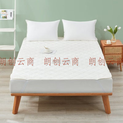 罗莱家纺 床垫床褥子加厚可水洗抗菌单人床褥垫 白0.9米床90*200