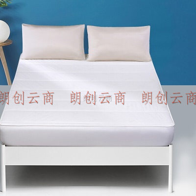 富安娜家纺 床垫保护垫床褥子 抗菌防螨软垫子 可折叠双人加大  抗菌七孔防螨床垫  1米8床