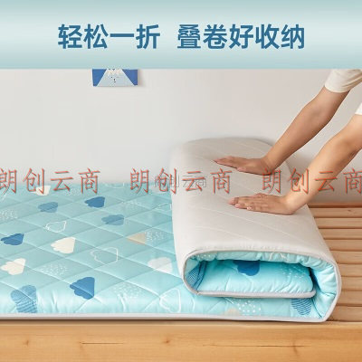 多喜爱 床垫床褥 可折叠 防滑加厚床垫 1.5米床 200*150cm