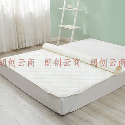 罗莱家纺 床垫床褥子加厚可水洗抗菌单人床褥垫 白1.2米床120*200