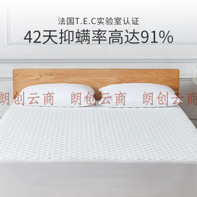 舒飘儿防螨抗菌床垫保护垫床褥防水防滑垫子床褥垫-120×200cm
