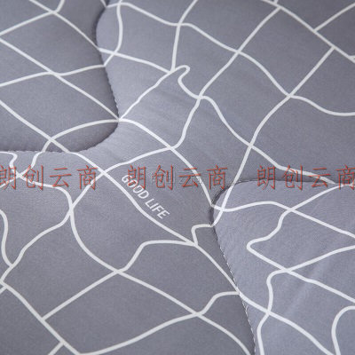 LOVO罗莱旗下乐蜗家纺 软床垫四季抗菌榻榻米防滑软床垫床褥灰色0.9m