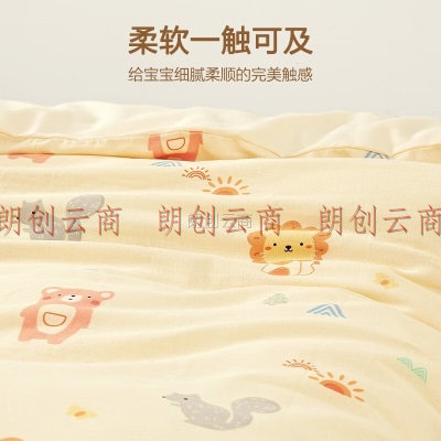 博洋宝贝（Beyond Kids） 婴儿床垫幼儿园床垫A类婴幼儿垫子床褥铺被软床垫儿童床褥宿舍 全棉床褥套—狮子王国（单床褥套） 60*150cm