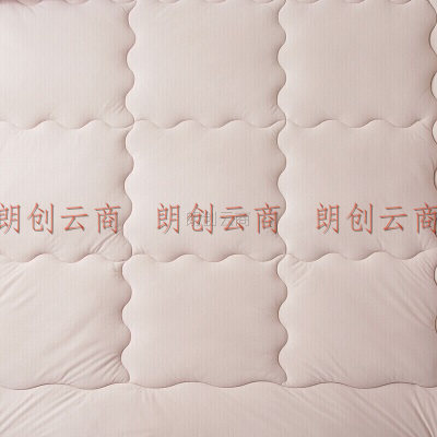 LOVO罗莱旗下乐蜗家纺 床垫可折叠加厚床褥子乐芙绒防滑柔软床垫1.8m