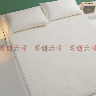 罗莱家纺乳胶垫床垫床褥纤维褥子单人垫子 可水洗 白135*200