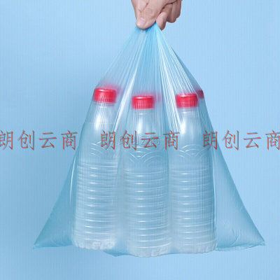 茶花 垃圾袋平底加厚120只中大号50*60cm清洁袋分类收纳塑料袋300008*