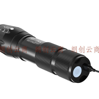 神鱼 SHENYU 迷你小手电筒可充电USB超长续航户外家用学生强光远射便携式变焦照明灯X6