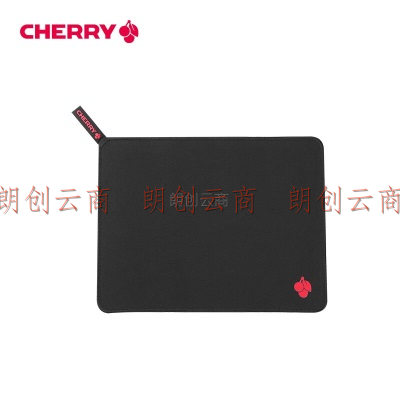 樱桃（CHERRY）鼠标垫中号 办公桌垫 键盘垫 游戏鼠标垫自营 网格纤维顺滑鼠标垫 黑色粗面 360*280*4mm