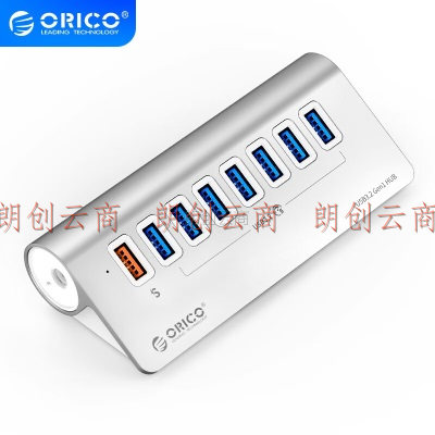 奥睿科（ORICO)USB分线器扩展坞拓展USB3.2Gen1集线器3.0hub苹果电脑转换器适用ipad/macbook笔记本M3U7Q1-05