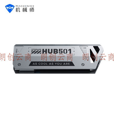 机械师HUB500扩展坞 USB3.0集线器 适用笔记本电脑四合一高速网线转接头分线器金属一拖多转换 【HUB500B】USB3.0+千兆网口 四合一