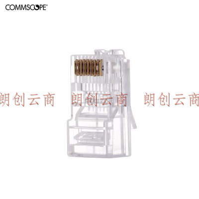 康普 AMP NETCONNECT 原装超五类网络水晶头 RJ45(100个一包）8-554720-3