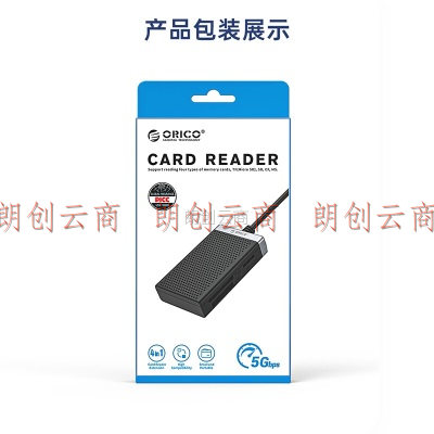 奥睿科（ORICO）Type-C读卡器高速USB3.0多功能合一SD/TF/CF/MS型相机行车记录仪监控内存卡OTG手机CL4D-C3