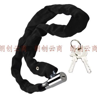 虎顿（HOTUN）链条锁防盗锁自行车山地车锁铁链子锁摩托锁抗剪加长0.8米HDHL-08