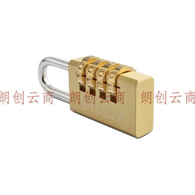 玥玛密码挂锁 行李箱锁 健身房储物柜门锁 拉杆箱包锁 宿舍柜门锁铜色