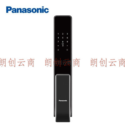 松下（Panasonic）指纹锁智能锁密码锁家用防盗门锁 全自动电子锁 EMW4112GH灰色