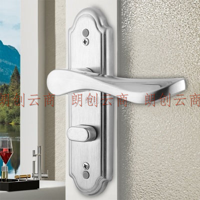 梅花（BLOSSOM）卫生间锁浴室锁室内门锁无钥匙厕所锁 可调孔合金门锁W355通用款
