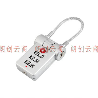 奥本钢缆挂锁 密码锁 tsa出国旅行箱包背包锁 柜门锁抽屉锁A029