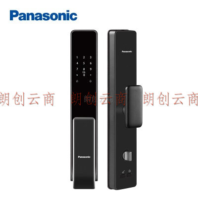 松下（Panasonic）指纹锁智能锁密码锁家用防盗门锁 全自动电子锁 EMW4112GH灰色